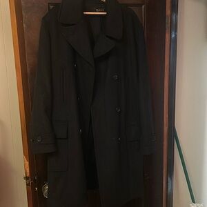 Quince officers coat Xl black